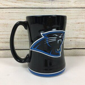 Carolina Panthers Sculpted Mug Black & Blue NFL Boelter Brands